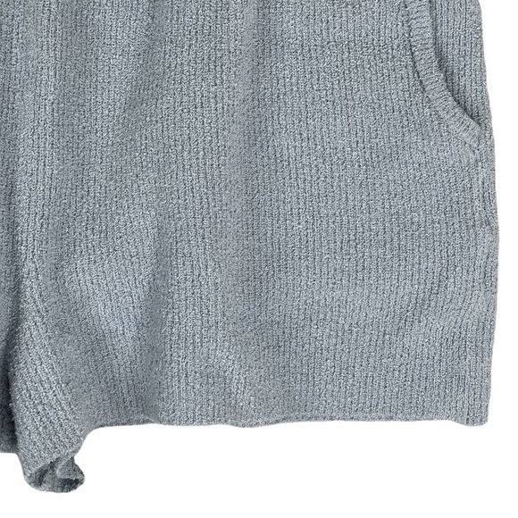 Madewell Holmden Sweater Shorts NWT Small Blue Elastic Waist Pull On Textured - Picture 3 of 8